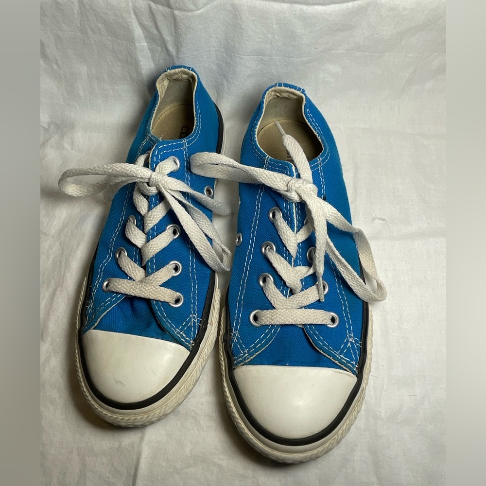Blue Youth Converse Shoes